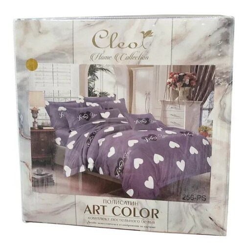 КПБ евро полисатин Art Color AC (нав. 50*70-2шт) Клео <AC-057>