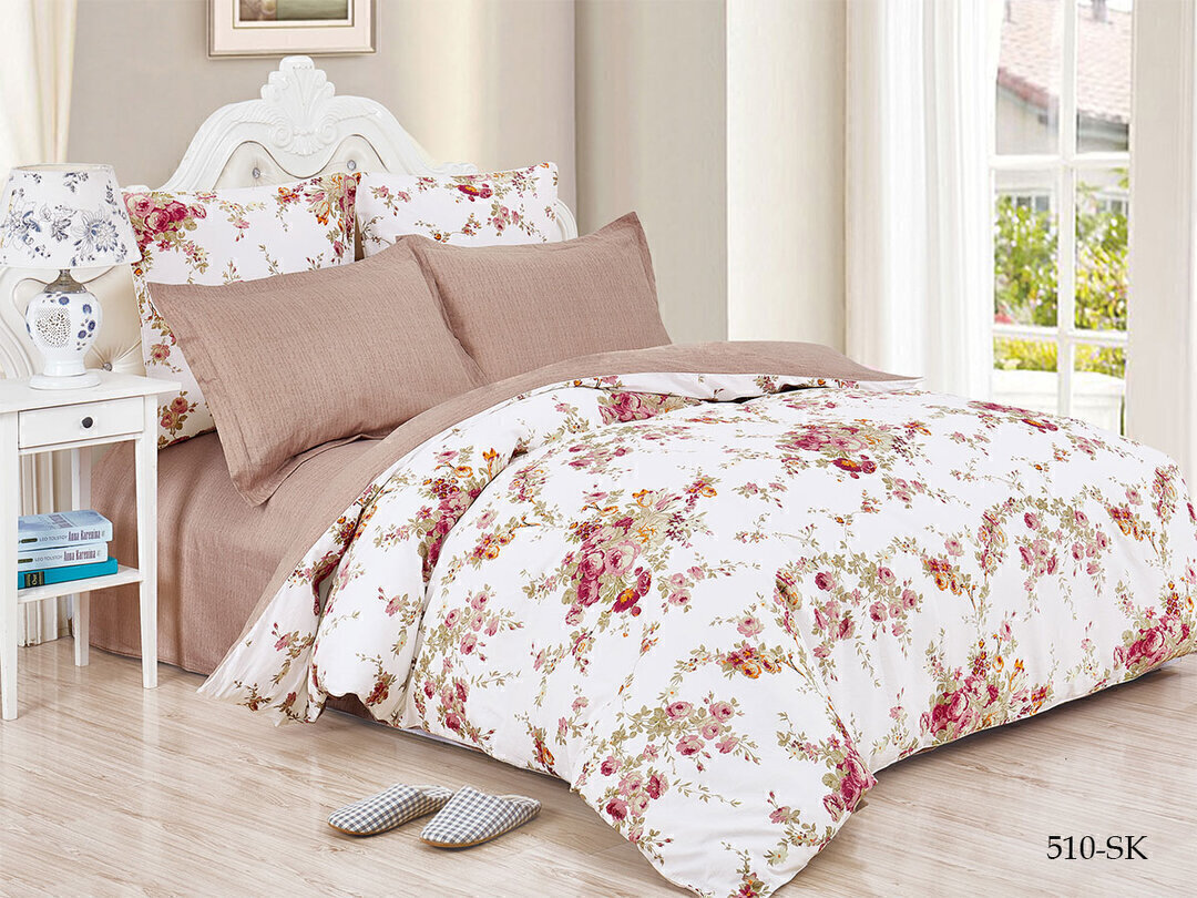 КПБ 2сп сатин в коробке (нав 70*70) Satin de Luxe SK Клео <510-SK>