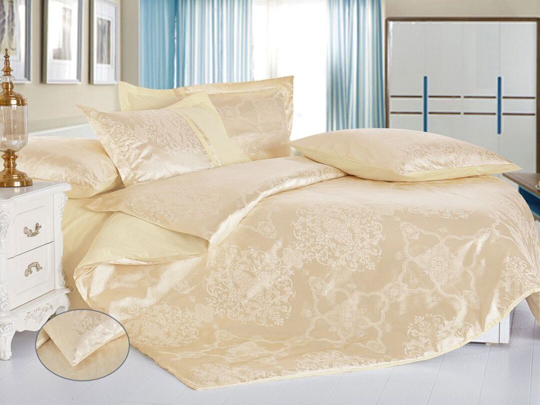 КПБ евро сатин-жаккард Satin Jacquard SG Клео <SG-123>