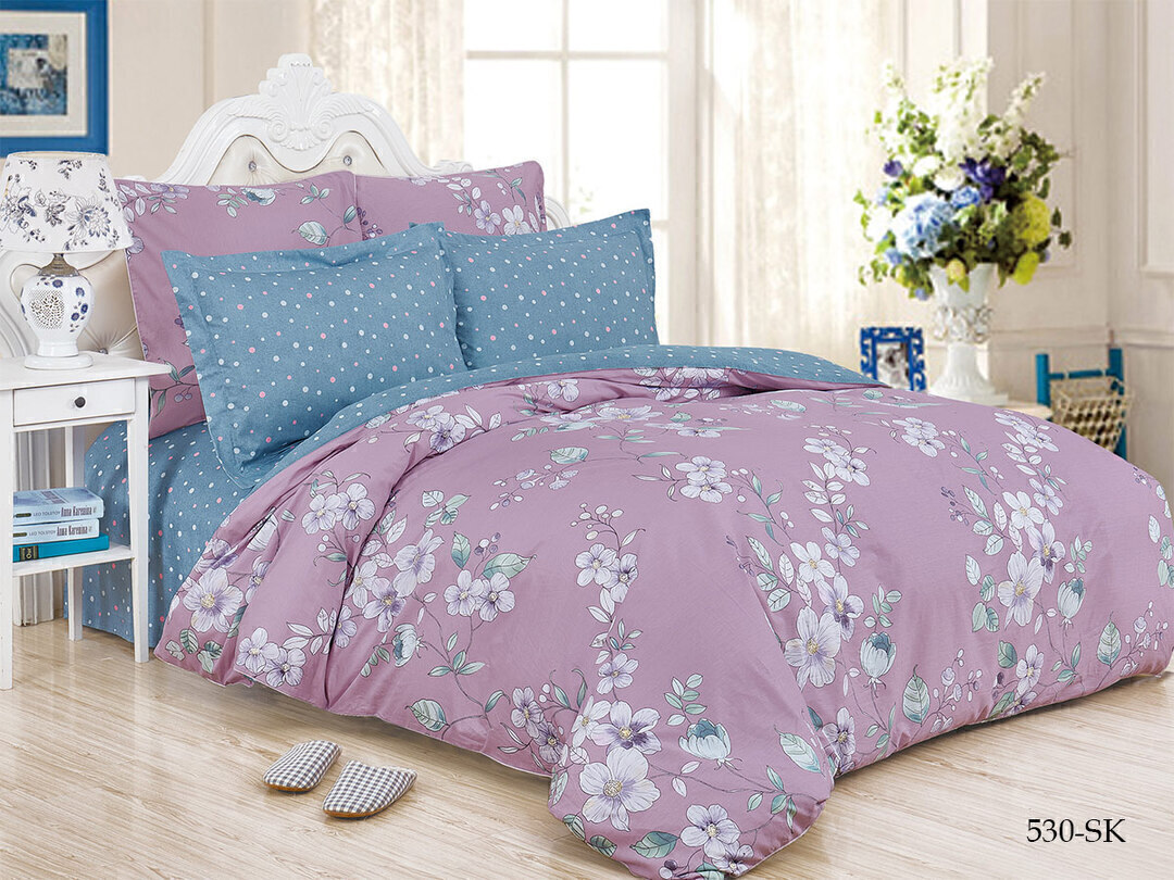 КПБ 2сп сатин в коробке (нав 70*70) Satin de Luxe SK Клео <530-SK>
