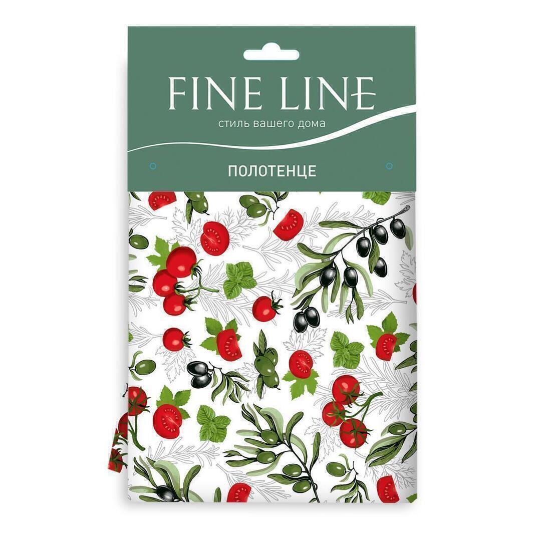 Набор полотенец вафельных Fine Line <2 предмета 45*60, 944505 рис 62063 вид 2 Томато Помидоро>