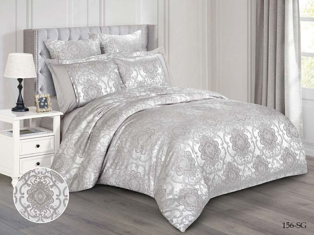 КПБ евро сатин-жаккард Satin Jacquard SG Клео <SG-156>