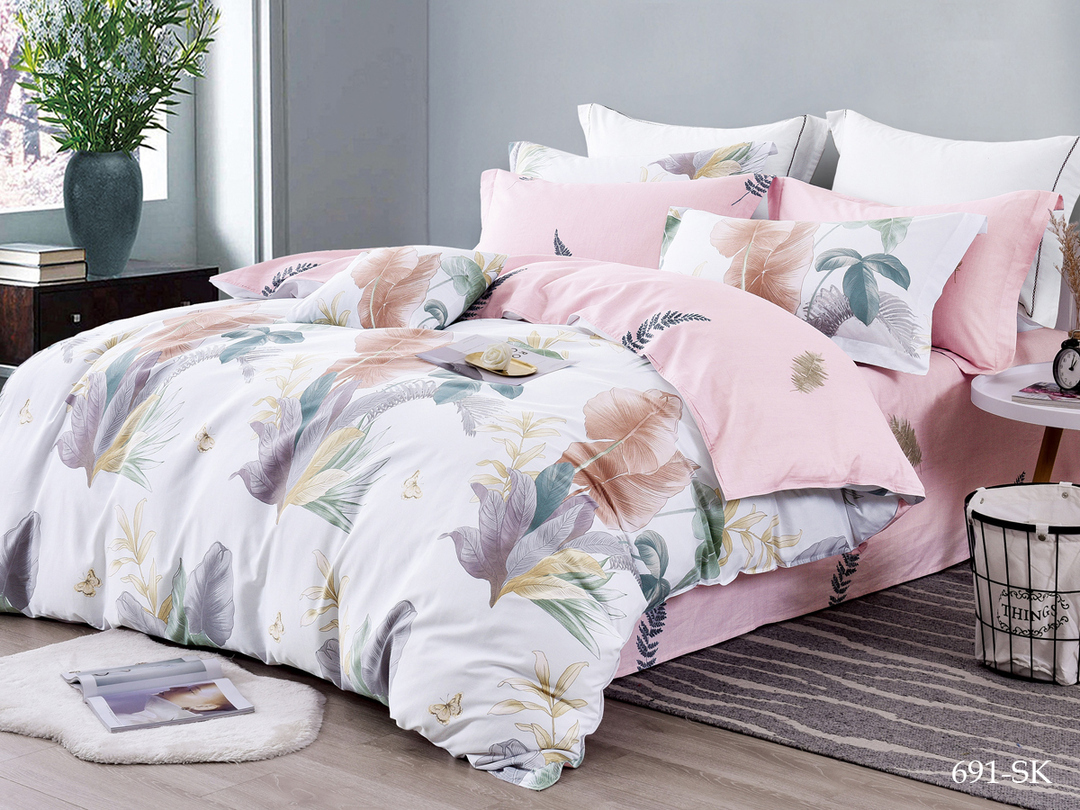 КПБ 2сп сатин в коробке (нав 70*70) Satin de Luxe SK Клео <691-SK>