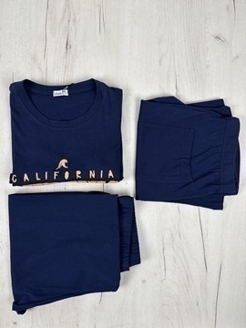 Пижама мужская 3 пр.ТАМИДЖИ  (Италия)<48 разм., синий скидка 60%>