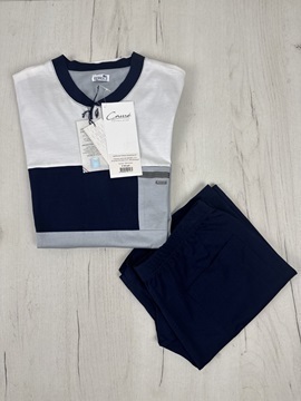 Пижама мужская ДЖОВЕ (17/1 (Италия)<48 разм.col-2, белый/серый скидка 60%>