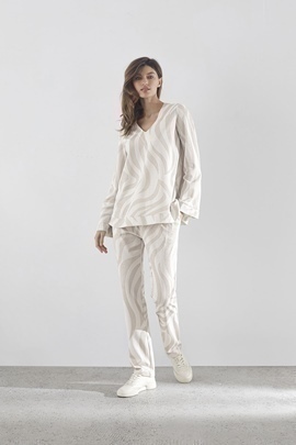 Комплект женский 30509-1+30514-1 Лаете/Laete<XL(50), серебрянный орнамент скидка 60%> (арт.30509-1+30514-1)