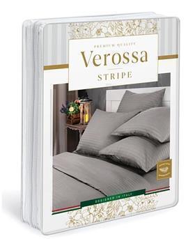 КПБ 2сп страйп-сатин (нав 70*70) Verossa Stripe <8274/10 Blue Sky>