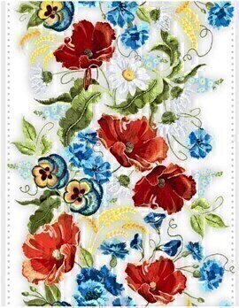 Полотно вафельное 50 наб Тейково<30132-1 Вышивка> (арт.арт 60)