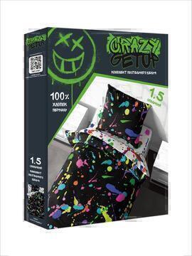 КПБ 1,5сп перкаль Crazy Getup <788193 Spiderweb рис. 16561-1/16561-2>