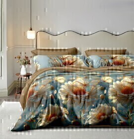 КПБ поплин Оливковая коллекция Реноме 