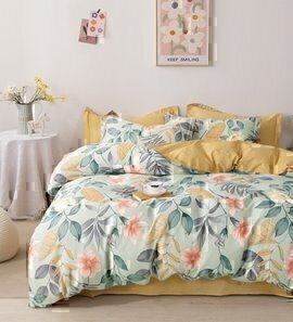 КПБ с простыней сатин Элеганс Viola