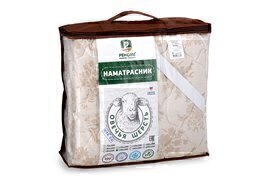 Наматрасник овечья шерсть (320) тк хлопковая (80/20) Реноме<42/205н,  140*200>